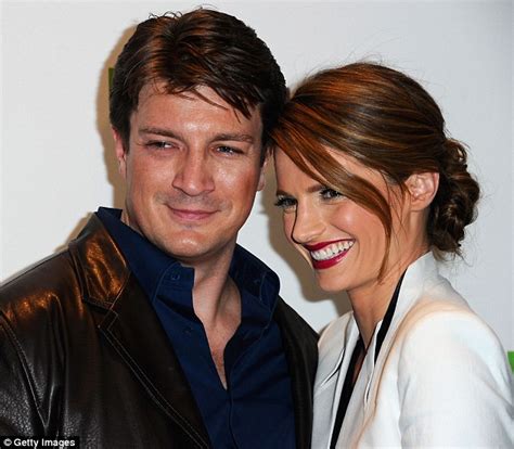 katja stanic|Castle star Stana Katic and husband Kris Brkljac。